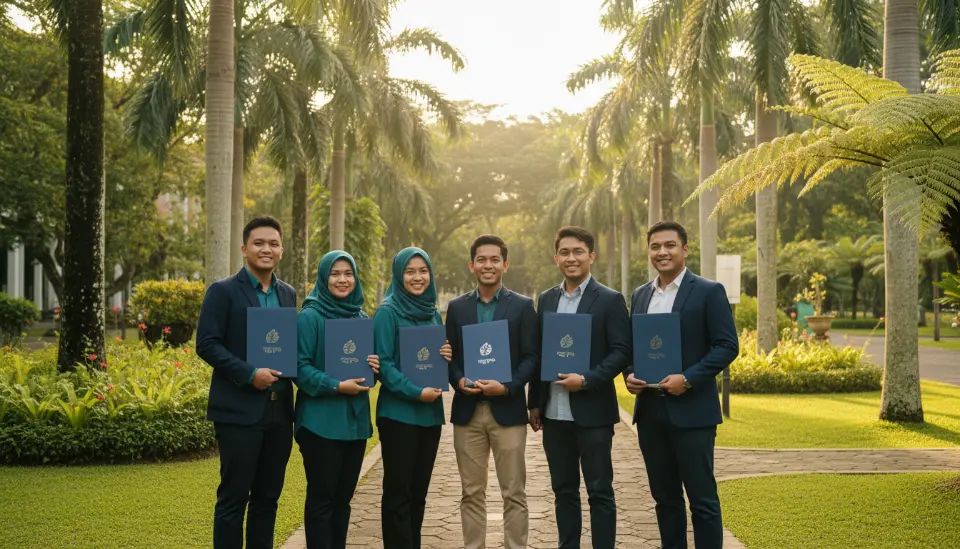 Alumni pelatihan EcoEdu berfoto bersama