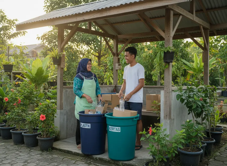 Warga dan pekerja belajar bersama